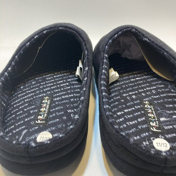Friend’s Central Perk Unisex Open Back Black Slippers NWOB- Mens 11/12 - Picture 7 of 9